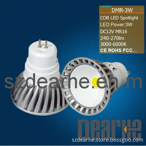 LED Spotlight MR16 (indoor lighting 3W)